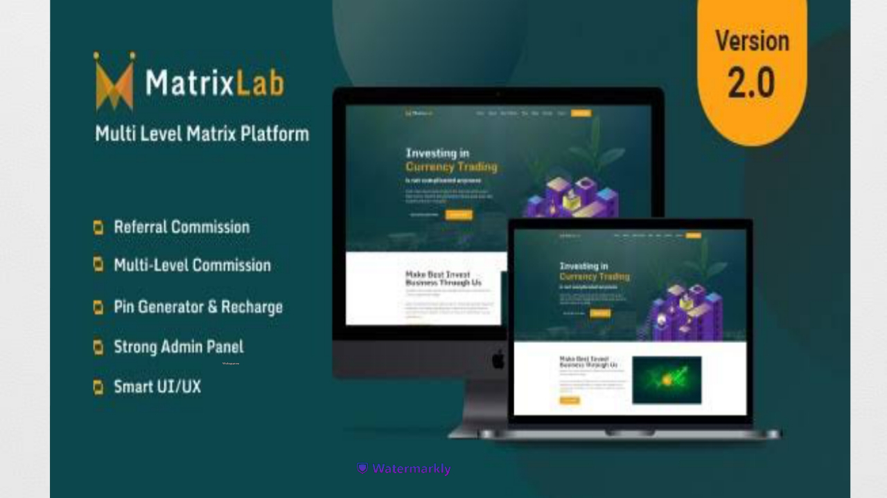 MatrixLab - Multilevel Matrix Platform 2023 By Websparow