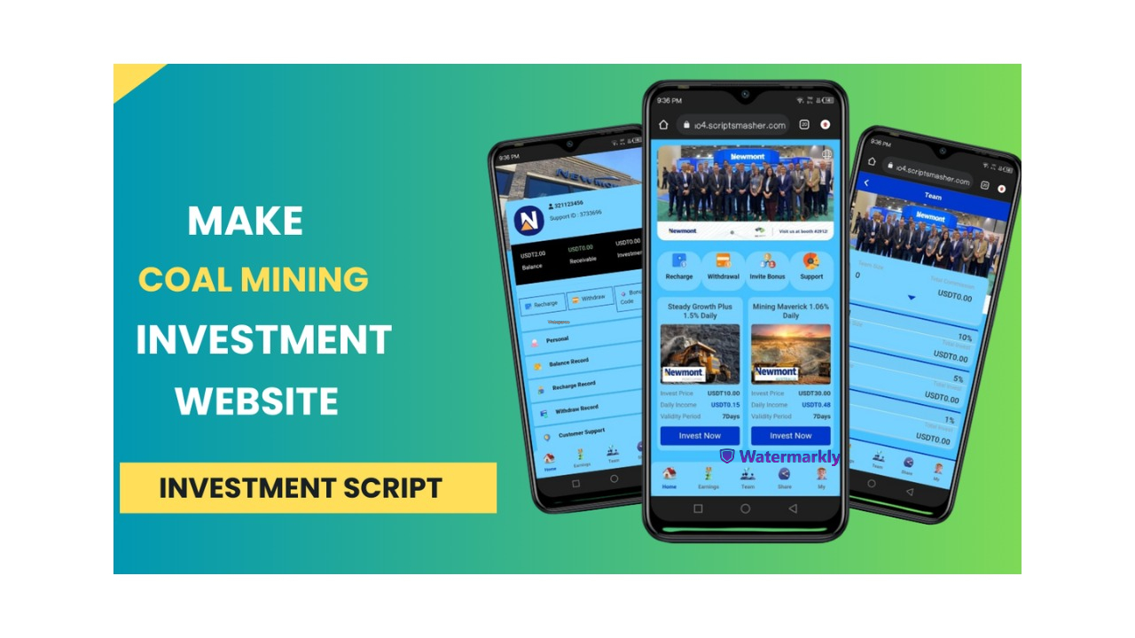 Energy Investment Webiste Script