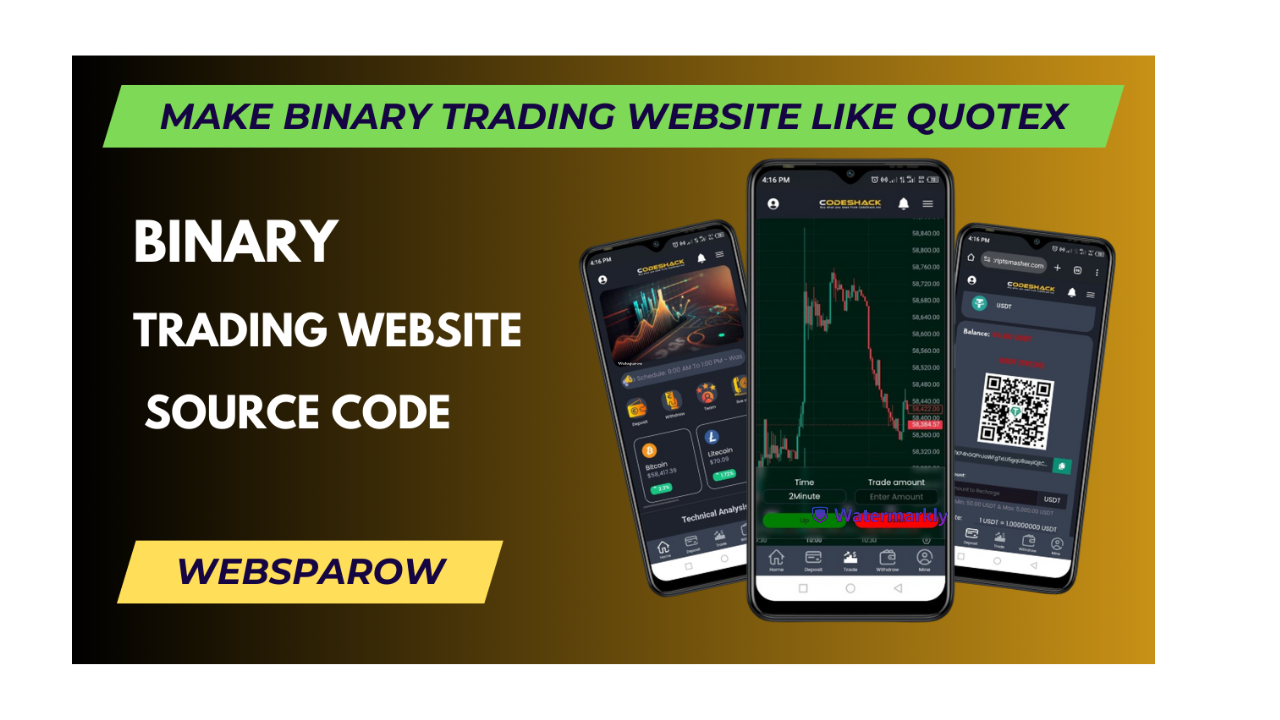 Binary Trading Webiste Script Like Quotex