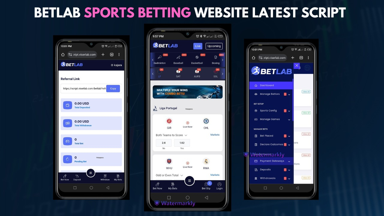 Bet Lab Sports Betting Website Script 2024