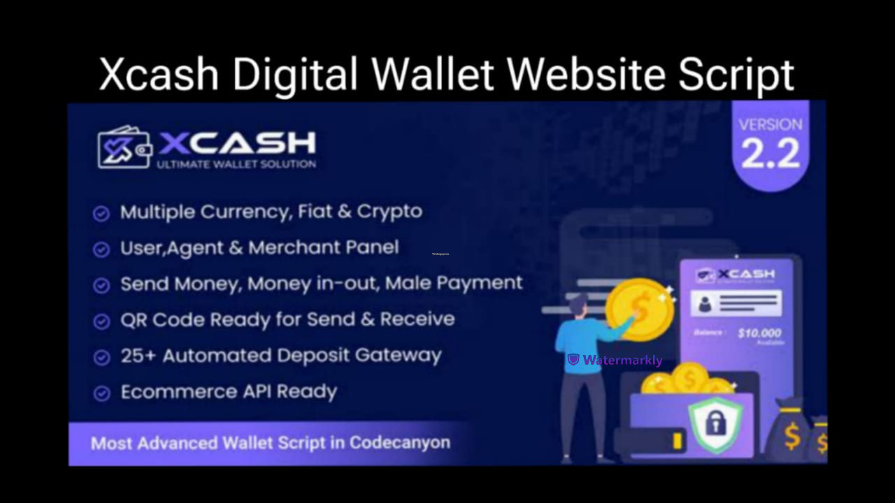 Xcash Digital Wallet Website Script 2024
